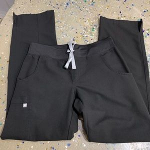 Black xsmall petite Figs scrub pants